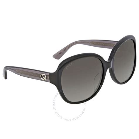 gucci gg0080sk|Gucci Grey Gradient Round Sunglasses GG0080SK 002 61.